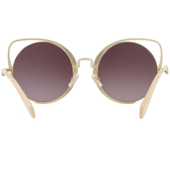 Miu Miu Sunglasses Pale Gold Peach - Picture 3 of 5